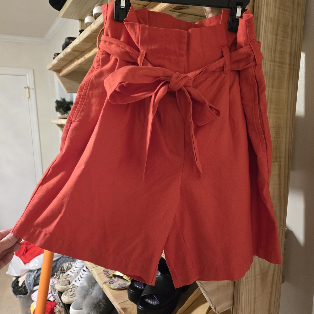 Kim Rogers High Waist Pink Shorts Size 10